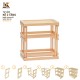 Kệ chén gỗ 2 tầng