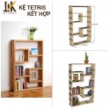 Kệ sách kiểu Tetris