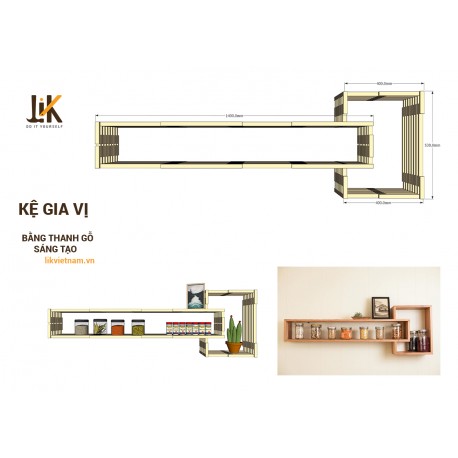 Kệ bếp treo tường