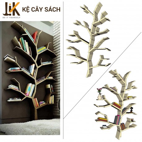 Kệ sách ốp tường