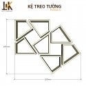 Kệ treo tường hình tứ giác