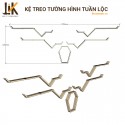 Kệ treo tường hình tuần lộc