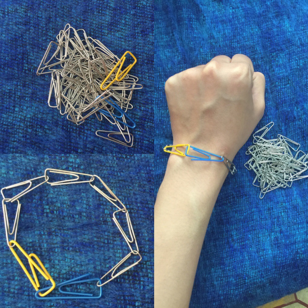 Kẹp giấy biến thành những món đồ trang sức bé yêu thích như vòng đeo tay