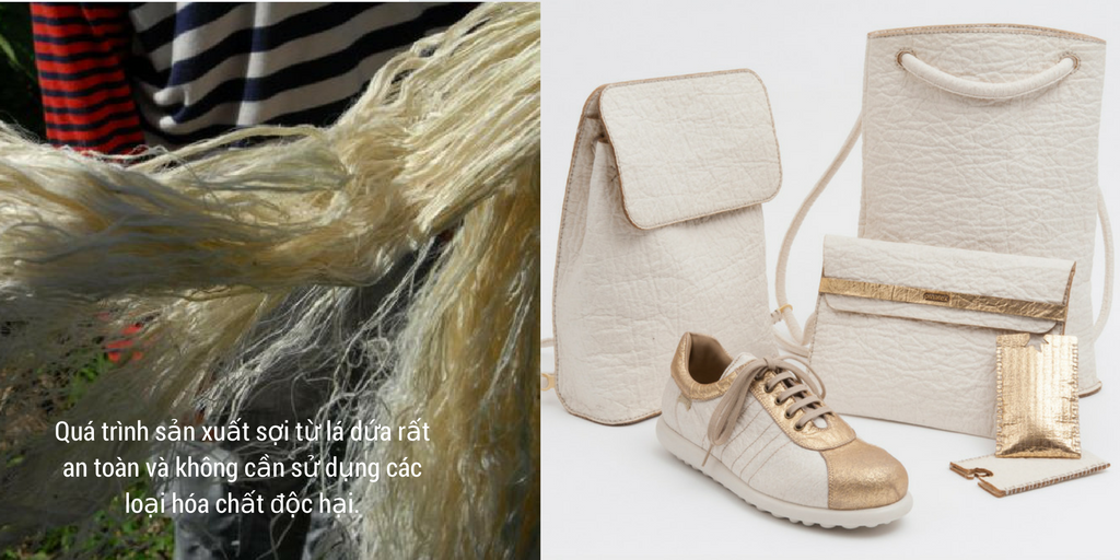 Sản xuất da giả từ lá dứa