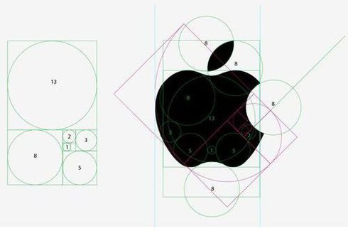 Apple Logo Golden Ratio Proportions